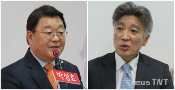 (왼쪽부터) 박성효·남충희 대전시장 예비후보 / 뉴스티앤티