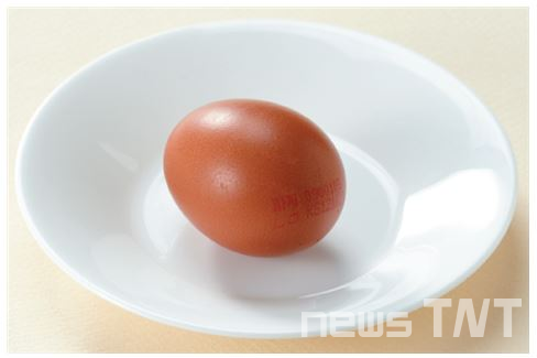 달걀 1회 섭취 분량 실측 사진(접시 직경: 13.5cm) / 농촌진흥청 제공