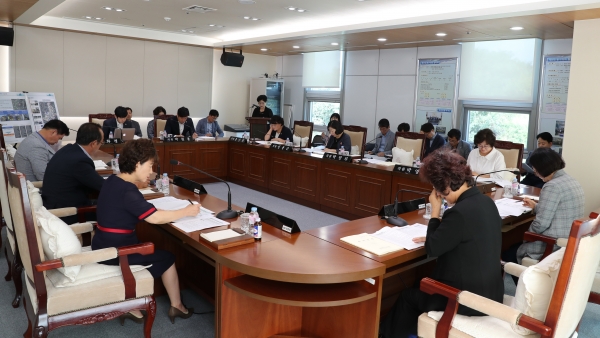 대전 동구의회는 10일 오전 10시 30분 전체 의원 의정간담회를 개최하고 제245회 임시회 부의안건 등에 대해 논의했다. / 대전 동구의회 제공