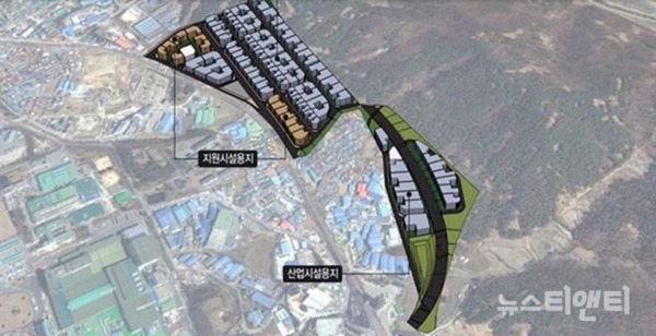 대덕 평촌지구 도시개발사업 조감도/ 대전시 제공