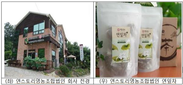 연스토리영농조합법인 연잎차 / 충남경제진흥원 제공