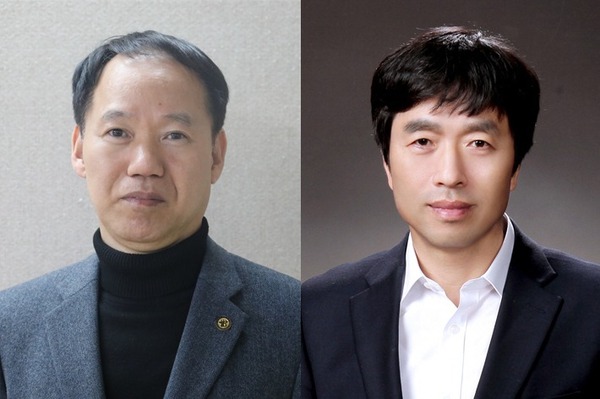 (사진 왼쪽부터) 이경희 사무관, 김부일 사무관 / 충북도교육청 제공