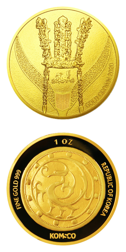 2020 골드크라운 불리온 메달