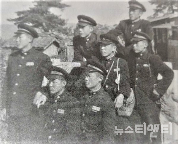 대전고등학교 3·8민주의거 유공자들이 촬영된 기념사진(왼쪽부터 최우영, 인창원,박장언 유공자) /