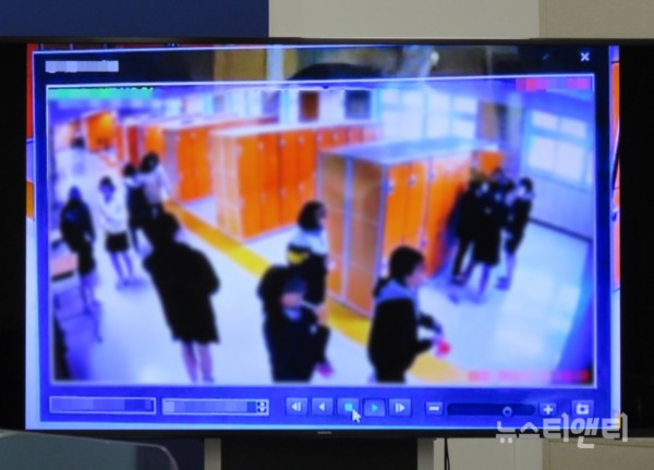 대전시가 공개한 집단감염 발생 고등학교 CCTV 장면 / ⓒ 뉴스티앤티