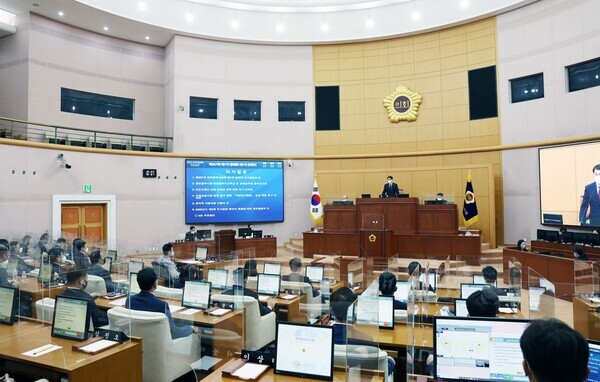 대전시의회는 6일 제267회 제1차 정례회를 개회하고, 오는 29일까지 24일간의 의사일정에 돌입했다. / 대전시의회 제공