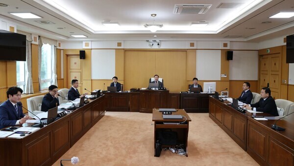 대전시의회 산업건설위원회가 13일 제267회 정례회 제1차 회의를 열고 일자리경제국, 과학산업국 소관 조례안 6건과 동의안 3건에 대한 심사를 실시했다. / 대전시의회 제공