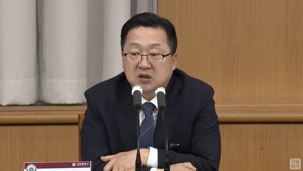 이장우 대전시장은 1일 시민안전을 최우선으로 고려하는 대응 매뉴얼 확립을 지시했다. / 대전시 유튜브 캡쳐