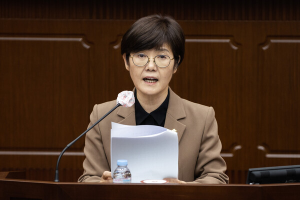 대전 서구의회는 5일 더불어민주당 신혜영 의원이 제273회 제2차 정례회 제2차 본회의에서 5분 자유발언을 통해 고향사랑 기부금 제도의 인식 제고와 안정적 정착을 위해 여러 방안을 제안했다고 밝혔다. / 대전 서구의회 제공