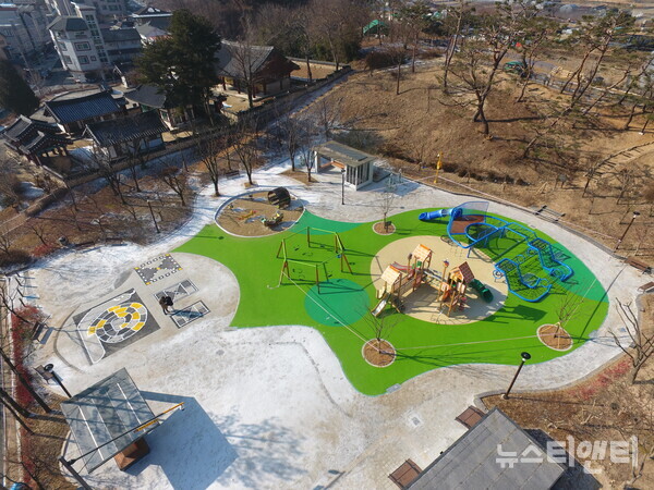대전 유성구가 총 사업비 62억 원을 투입해 쾌적하고 아름다운 도시공원과 녹지환경을 조성한다. (사진=교촌어린이공원 / 유성구 제공)