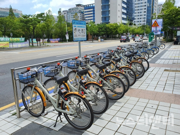 대전시가 공영자전거 ‘타슈’의 대수를 기존 2500대에서 5000대로 늘리고, 운영시스템을 개선하는 등 시민 편리성을 제고한다. (사진=타슈 시즌2 / 뉴스티앤티)