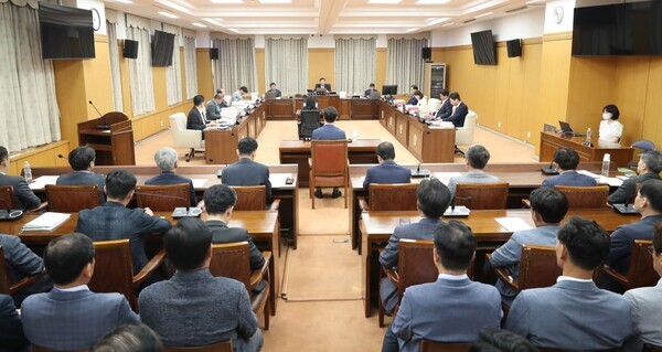 대전시의회 예산결산특별위원회가 20일 2022회계연도 대전시교육청 소관 결산 및 예비비 지출, 기금 결산 심사를 진행했다. / 대전시의회 제공