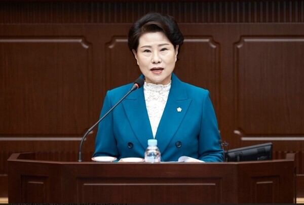 대전 서구의회는 지난 18일 더불어민주당 최미자 의원이 제277회 임시회 제1차 본회의에서 5분 자유발언을 통해 임산부 전용 주차구역에 대한 활성화 방안을 제안했다고 밝혔다. / 대전 서구의회 제공