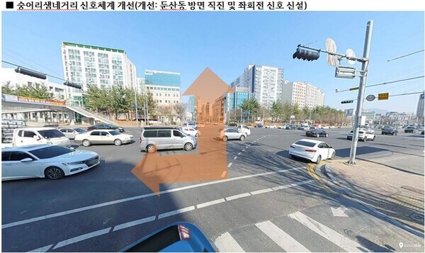 대전 서구의회는 25일 국민의힘 설재영 의원이 제277회 임시회 제2차 본회의에서 숭어리샘네거리 신호체계 개선을 건의했다고 밝혔다. / 대전 서구의회 제공