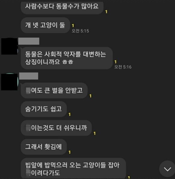 학대행위 촬영 영상 오픈 채팅방에 공유