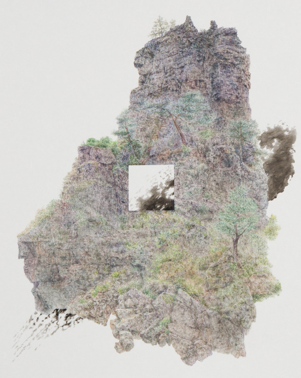 서산문화재단은 지난 20일부터 오는 29일까지 서산시문화회관 전시실에서 제23회 대한민국 안견미술대전 전시회를 개최한다고 밝혔다. 사진은 안견대상 김형욱 작 '화표주' / 서산문화재단 제공