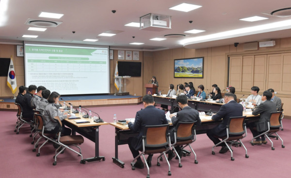 공주시는 지난 23일 시청 대백제실에서 '공주시 지역안전지수 향상 방안 연구용역' 최종보고회를 개최했다고 밝혔다. / 공주시청 제공