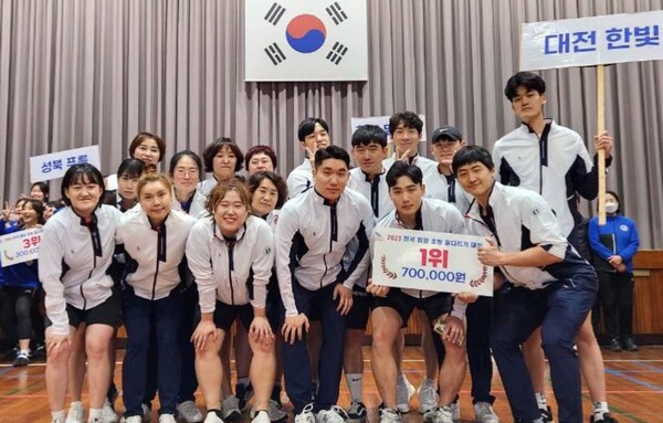 대전한빛 줄다리기팀이 '2023 타이완 국제줄다리기 대회'에 국가대표로 출전한다. / 대전한빛 제공