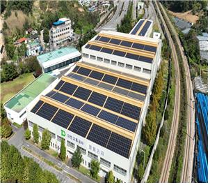 대전교통공사는 판암차량기지 내 유휴부지에 3.0㎿ 규모의 태양광발전소 건설을 완료했다고 8일 밝혔다. / 대전교통공사 제공