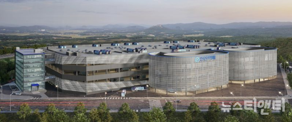 대전에 축구장 20개 규모의 ‘스마트 메가 허브 터미널’이 문을 열었다. (사진=터미널 조감도 / 한진)