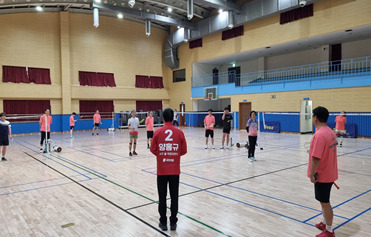 양홍규 국민의힘 대전 서구을 국회의원 (예비)후보는 지난 16일 오후 4시 40분부터 5시 10분까지 30분 가량 갈마초등학교 체육관에 방문하여 주민과의 소통을 지속했다. / 양홍규 예비후보 제공