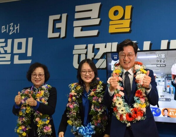 더불어민주당 장철민 대전 동구 후보가 22대 총선에서 승리를 거두며 재선에 성공했다. / 장철민 당선인 제공