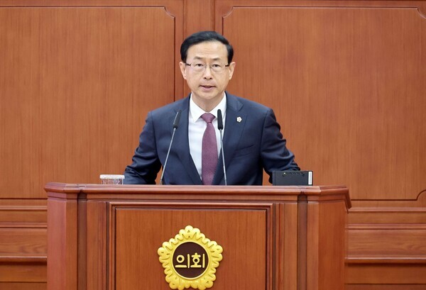 민경배(국민의힘, 중구3) 대전시의원이 소상공인시장진흥공단 유성 이전 계획을 규탄하고 나섰다. / 대전시의회 제공