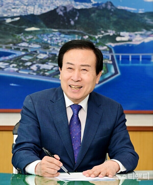 박홍률 목포시장 인터뷰 모습