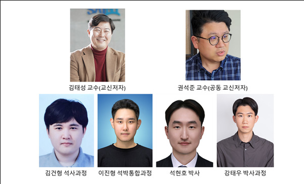 (왼쪽부터) 성균관대 김태성 교수, 성균관대 권석준 교수, 성균관대 김건형 석사과정, 성균관대 이진형 석박통합과정생, 성균관대 석현호 박사, 성균관대 강태우 박사과정생
