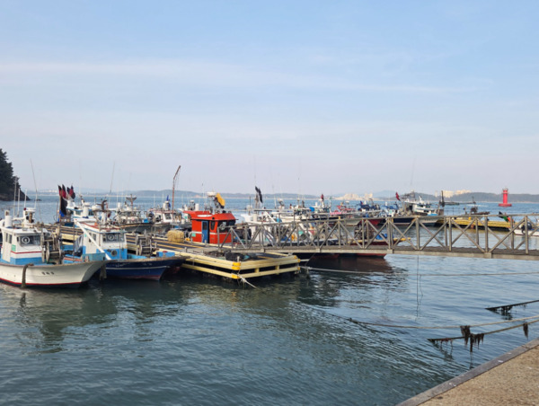 충남도의회는 지난 14일 정광섭 제1부의장이 태안군 근흥면 채석포항을 방문해 반복되는 태풍 피해로 인해 어민들의 생계가 위협받고 있다며 이안방파제를 시급히 설치해야 한다고 촉구고 밝혔다. / 정광섭 제1부의장 제공