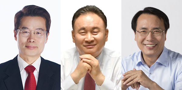 국민의힘 대전시당 차기 시당위원장 선거가 박경호·이상민·한현택 3파전으로 치러진다. (사진 왼쪽부터 박경호 대덕구 당협위원장, 이상민 전 대전시당위원장, 한현택 전 동구청장)