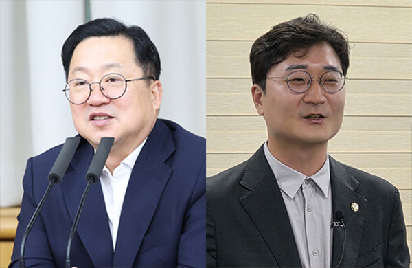 대전시의 공공기관 이전 대응을 두고 국민의힘 이장우 대전시장과 더불어민주당 장철민 의원 간 공방이 거칠어 지고 있다. (사진 왼쪽부터 이장우 대전시장, 장철민 의원)