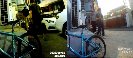 성수2지구 조합원 소유 주택이 DL이앤씨에 임차돼 쉼터로 운영되는 모습. DL이앤씨 직원으로 추정되는 인물이 오가고 있다. 사진=조합원 제공