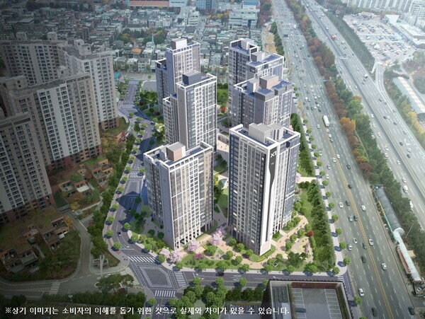 수지자이 이디시온 조감도 / GS건설