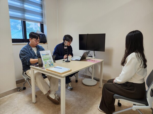 2026학년도 대입 수시 대비 모의면접이 이뤄지고 있다./전남교육청 제공