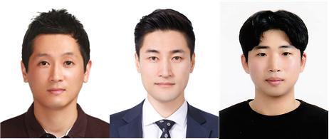 (왼쪽부터) 고려대 KU-KIST 융합대학원 황석원 교수(교신저자), 경기대 전자공학부 한원배 교수(제1저자), 고려대 KU-KIST 융합대학원 한성근 박사과정(제1저자)