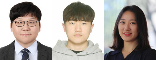 (왼쪽부터) 한양대 유기나노공학과 위정재 교수, 한양대 유기나노공학과 양기준 석박사통합과정생, 미국 캘리포니아공과대학교(Caltech) 원수경 박사