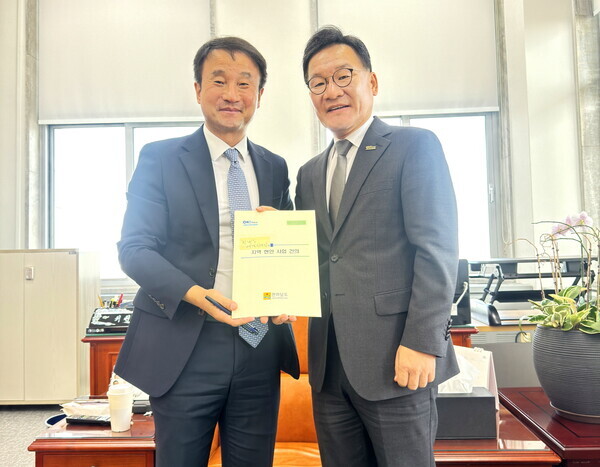 강위원 부지사, 한병도 예결위원장과 면담/전남도 제공