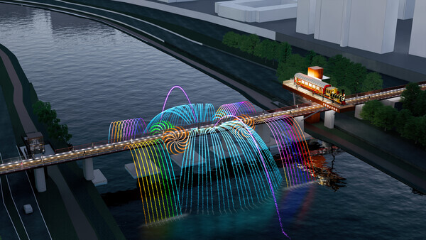 경춘철교 전망대 야간경관 조감도. / 노원구청 제공