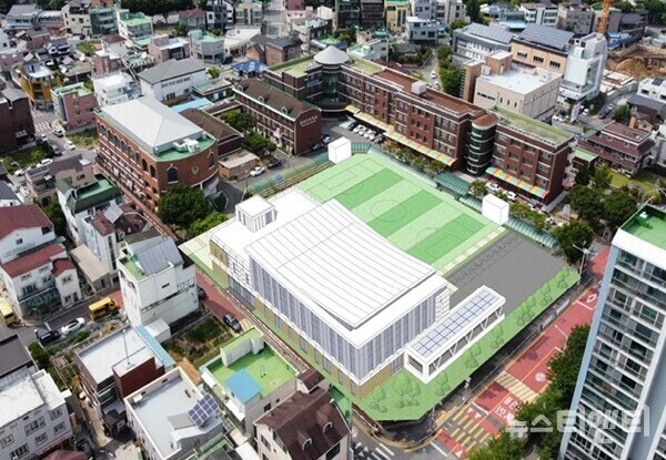 엄사초 학교복합시설 조감도 / 충청남도교육청 제공