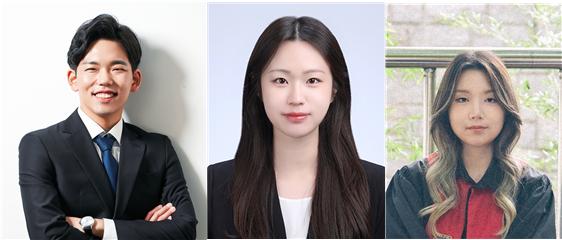 (왼쪽부터) 고려대 보건환경융과학부 원승현 교수(교신저자), 신유진 연구원(제1저자), 홍유진 연구원(공저자)