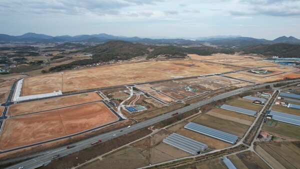 빛그린산단 내 금호타이어 공장 부지 현장/함평군 제공