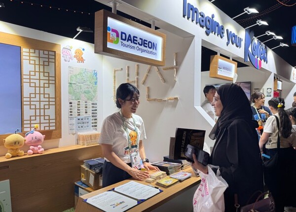 두바이 ‘2025 한류박람회(K-EXPO UAE)’ 대전관광 홍보 부스 / 대전관광공사 제공