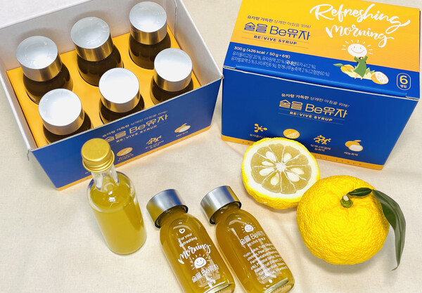 유자 하이볼 시럽 제품/전남도 제공