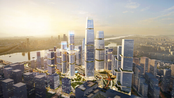 용산국제업무지구 조성 조감도. / 용산구청 제공