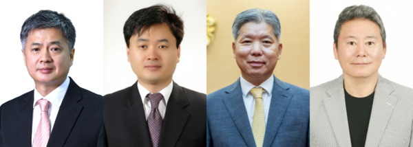 (왼쪽부터) 이제교 문화일보 편집국장, 이천종 세계일보 편집국장, 이영진 전 헌법재판관, 유상수 삼일회계법인 대표