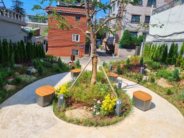 광진구에 설치된 마을정원 / 서울시