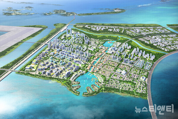 새만금 수변도시 조감도 / 새만금개발공사 제공
