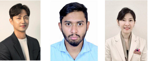 왼쪽부터) 성균관대학교 박별리 교수, 성균관대학교 산타누 미사라 학생, 삼성서울병원 김형경 교수