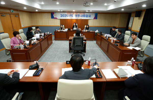 대전 서구의회 행정자치위원회는 지난 21일 24개 동 행정복지센터를 대상으로 2025년도 행정사무감사 5일 차 감사를 진행했다고 밝혔다. / 대전 서구의회 제공